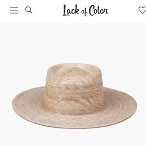 Lack of Color straw Palma boater